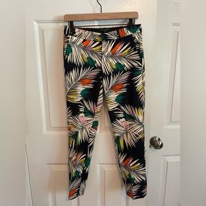 Banana Republic Avery Pant Tropical Print